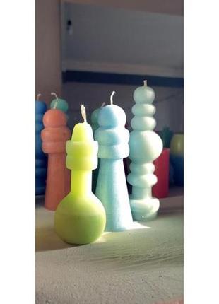 Свечи набор из 3х свечей из соевого воска5 фото
