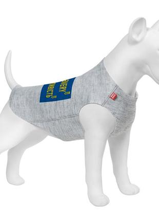 Майка для собак waudog clothes рисунок "смелость", m47, b 70-76 см, с 41-46 см
