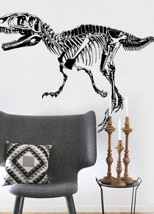 Интерьерная наклейка hl скелет динозавра sk7039 70х50см