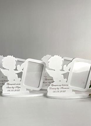 Фоторамки на подарок крестным родителям4 фото