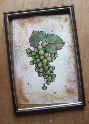Виноградная гроздь. рисунок,  2021г автор - мишарева наталья3 фото