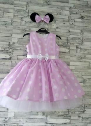 Платье в стиле минни маус  детское нарядное