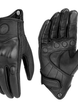 Кожаные мотоперчатки перчатки защитные для езды на мотоцикле велосипеде