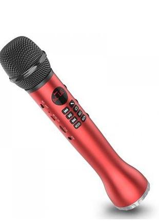 Бездротовий вокальний мікрофон для караоке l-598, з usb, червоний