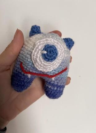 Вязаная игрушка монстрик 7