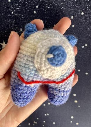 Вязаная игрушка монстрик 3