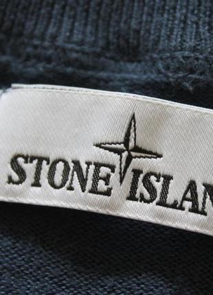 Мужская кофта свитшот stone island оригинал л-хл синяя стон айленд3 фото