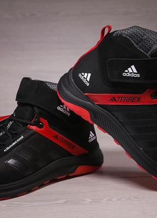 Мужские зимние кроссовки ботинки термо ash adidas terrex swift gore-tex