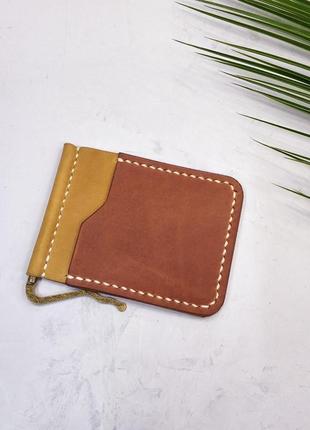 Зажим для денег кожаный stedley