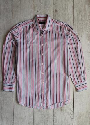 Чоловіча сорочка stro оригінал італія хл брендова етро в смужку