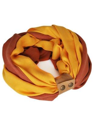Кашемировый шарф"милан ",   шарф снуд,  шарф  бактус, зимний женский шарф, большой женский шарф2 фото