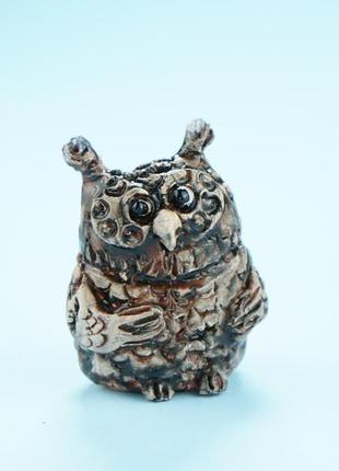 Фігурка сова owl figurine керамічна фігурка "мила сова"
