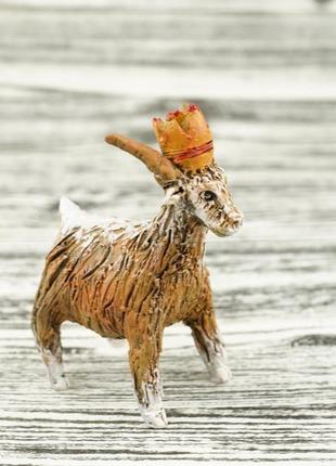 Статуетка коза goat figurine3 фото