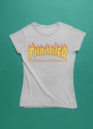 Футболка з написом thrasher2 фото