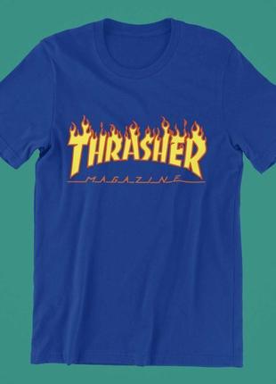 Футболка с надписью thrasher3 фото