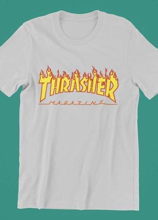 Футболка з написом thrasher5 фото