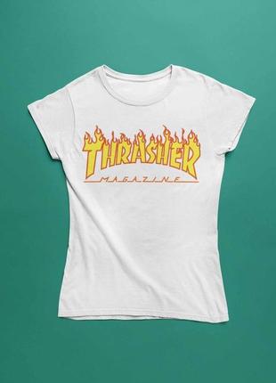 Футболка с надписью thrasher