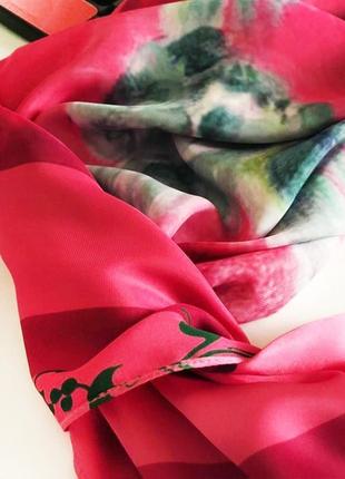 Шелковый платок "розовые ангелы"