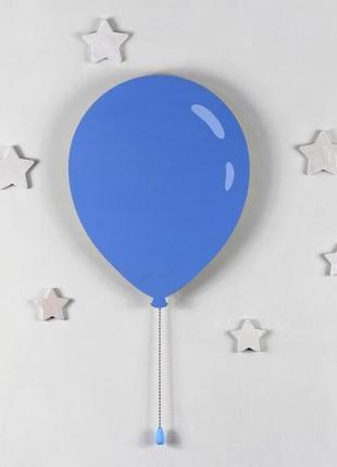 Настінна нічник повітряна куля. дитячий бездротовий світильник на 220. приліжковий led світильник1 фото