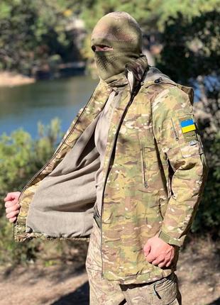 Тактична військова курточка cordura з флісом