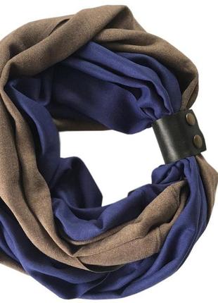 Кашемировый шарф"милан ", шарф снуд, шарф бактус, зимний женский шарф, большой женский шарф3 фото