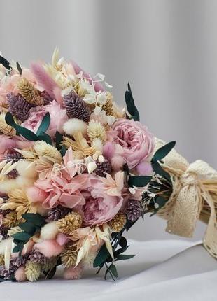 Свадебный букет «цветочная нежность»