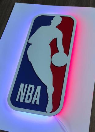 Nba з підсвіткою. логотип нба2 фото