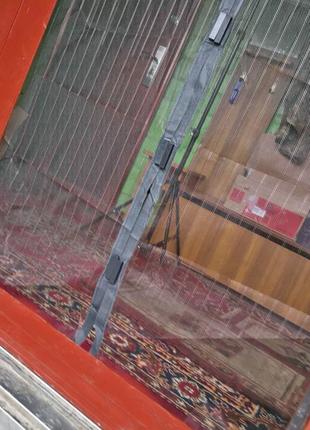 Антимоскитная сетка на дверь на магнитах черная. штора от комаров, мух, мошки3 фото