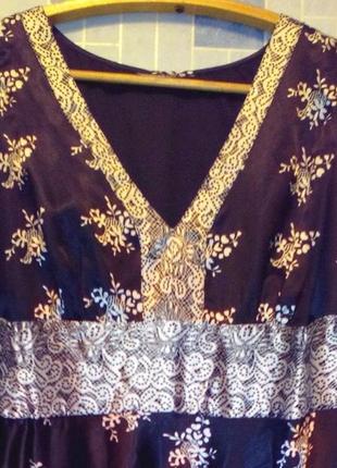 Плаття атласне 5