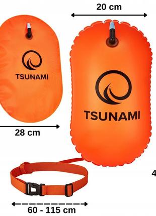 Буй для плавания tsunami basic надувной ts0082 фото