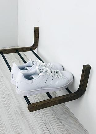 Полка для взуття навісна полка для взуття взуттєва полка горіх 15*25*54 см