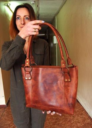 Жіноча сумка santa muerte, жіноча сумка шоппер, шкіряна сумка9 фото
