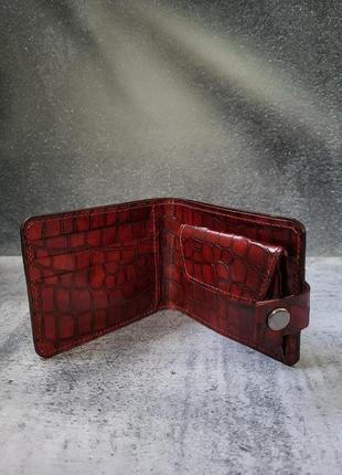 Шкіряний гаманець ручної роботи2 фото