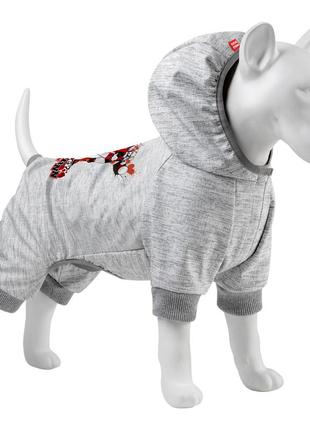 Комбинезон для собак waudog clothes, рисунок "харли квинн", софтшелл, m45, b 53-59 см, с 38-42 см