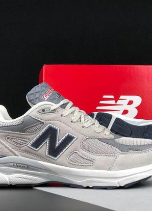 Стильные мужские демисезонные кроссовки new balance 990 новинка4 фото