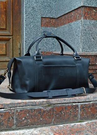 Коричневая кожаная спортивная сумка, дорожная сумка из винтажной кожи