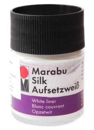 Медіум для розпису шовку, marabu 50мл 178005071 для підмальовок на кольоровому шовку1 фото