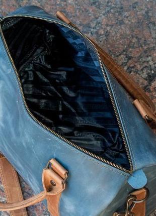 Жіноча дорожня - спортивна сумка, шкіряний саквояж, стильна спортивна сумка4 фото