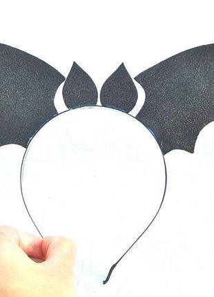 Крылья летучей мыши обруч украшение к хеллоуину костюм летучей мыши2 фото
