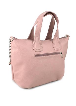 Повседневная женская сумка-тоут voila 53728 розовая6 фото