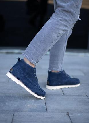 Мужские синие  угги ugg neumel blue4 фото