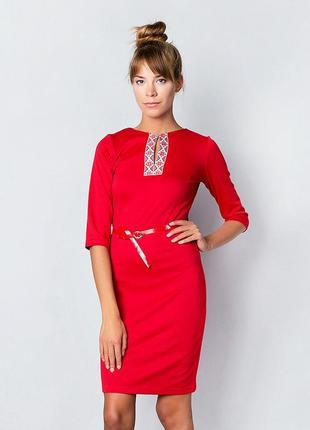 Платье красный (nls-3149.1-3-red)