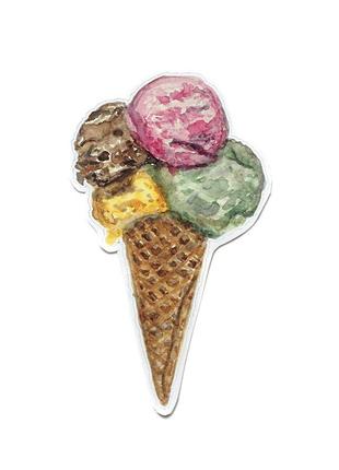 Виниловая наклейка «мороженое»1 фото