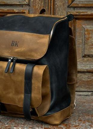 Кожаный спортивный рюкзак. рюкзак кожаный для путешествий9 фото
