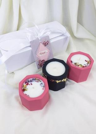 Набор эко свечей: магия огня