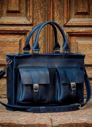 Повсякденна чоловіча сумка. діловий портфель для документів