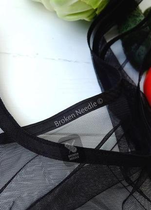 Еко пакет-маєчка із сітки чорна, еко торба для покупок, шопер-авоська, ecobag2 фото