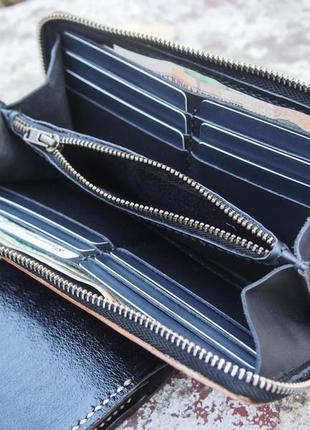 Жіночий гаманець, гаманець на блискавці, великий жіночий гаманець3 фото