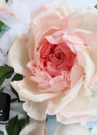 Брошь роза «аромат лета». цветы из ткани