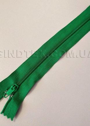 Блискавка брючна 18 см, зелена (6-2426-в-168)2 фото